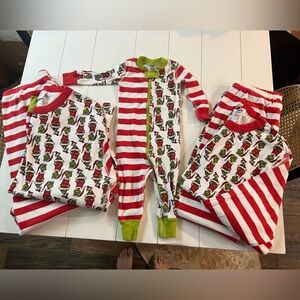 Hanna Andersson Dr.Seuss GRINCH Family Pajama BUNDLE